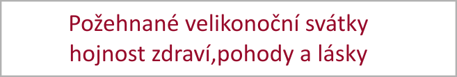 velikonoce a